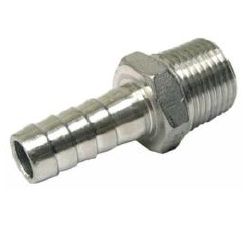 Polished Male Hose Connector, for Industrial, Industrial, Feature : Superior Finish, High quality