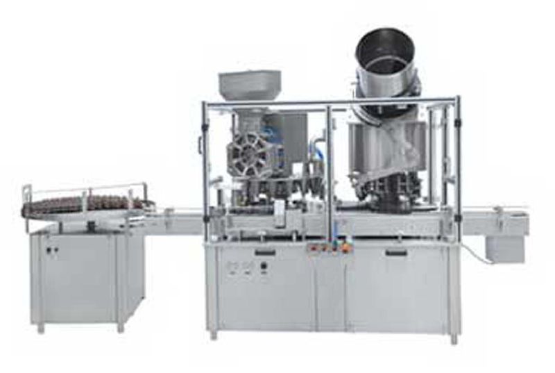 Automatic Dry Powder Filling and Rubber Stoppering Machine