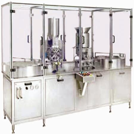 Injectable Powder Filling and ubber Stoppering Machine
