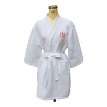 100% Cotton waffle weave bathrobes, Gender : Unisex