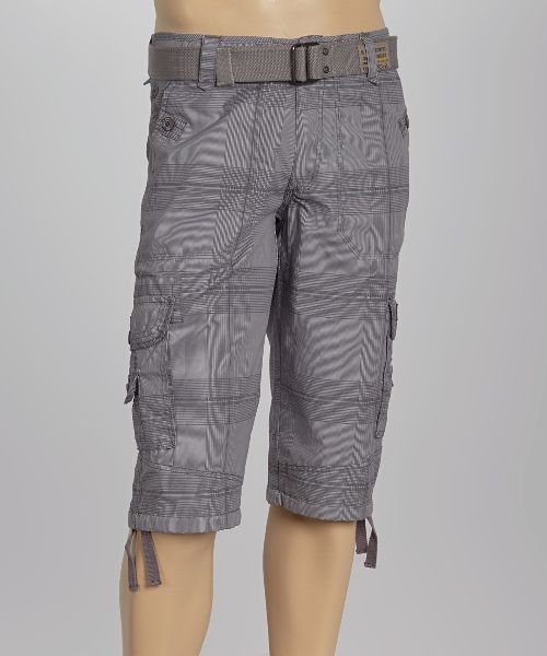 Buyers Specification BELTED COTTON CARGO SHORTS, Age Group : Adults