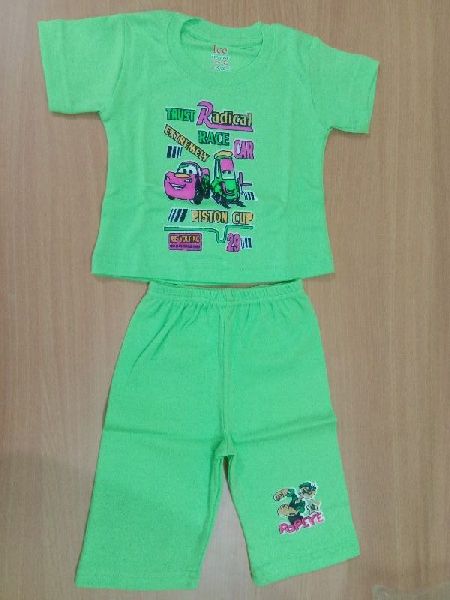 Cotton Printed Daily Wear Baba Suit, Technics : Woven