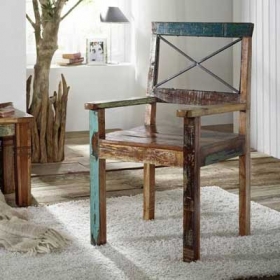 Iron And Wooden Chairs