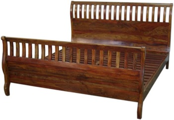 Solid Wooden Bed, Size : King