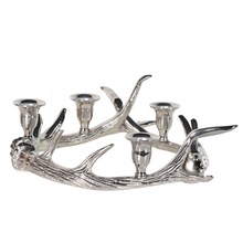 A.M.I Metal CANDLE HOLDER ALUMINUM, for Home Decoration