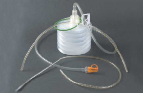 Closed wound suction unit