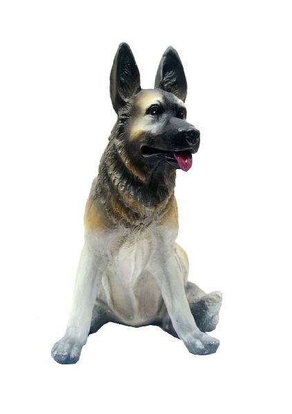 German shepherd dog statue