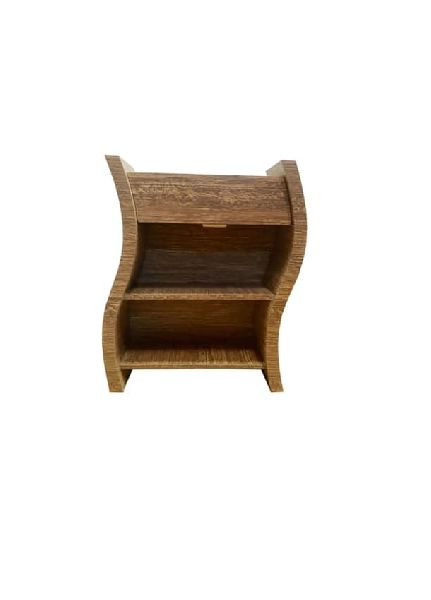 Wooden Designer Shelf With Drawer