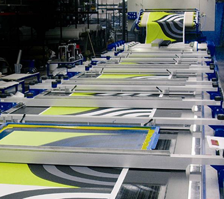 flat bed screen printing machines