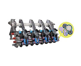 Four roller compact spinning system