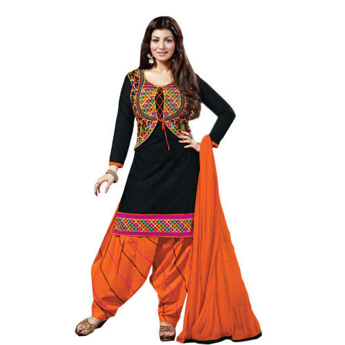 Embroidered Chiffon Ladies Salwar Suits, Size : XL, XXL