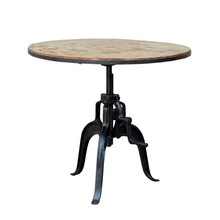 WOODEN ADJUSTABLE ROUND CRANE TABLE