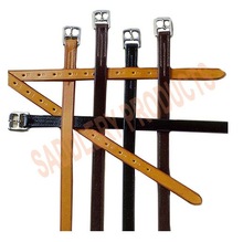 Horse Stirrup COURBETTE Leather Belts, Color : Many Colors