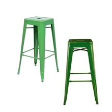Bright Collection Iron Long industrial Stools