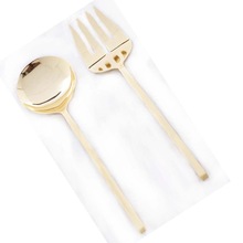 Square Handle Gold Plated
