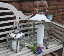 Candle lantern, Metal lantern, Pillar holder, for Weddings