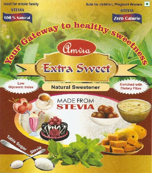 Extra Sweet Stevia Natural Sweetener, Certification : FASSI Certified