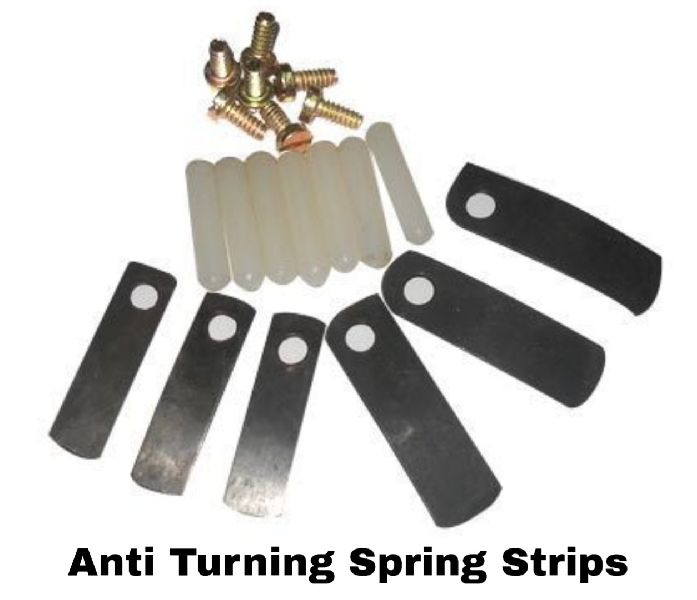 Polished Metal Anti Turning Spring Strips, Size : Standard