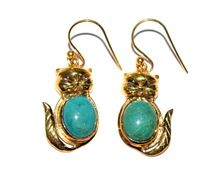 Medallion Jewels Turquoise Gemstone Earring