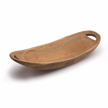Choppingboard Natural Wood Platter, Size : 19.5x6x2.75 Inch