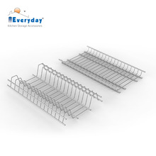 Chrome stainless steel dish rack, Size : 564 x 300 mm