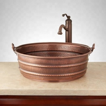 Brassworld India copper bathroom sinks