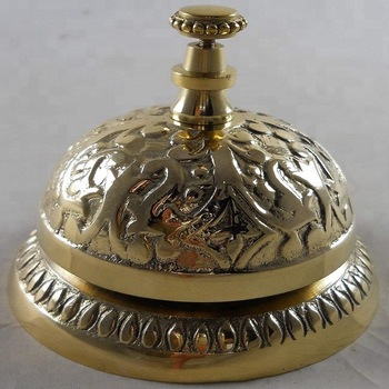 Solid Brass Hotel Counter Bell
