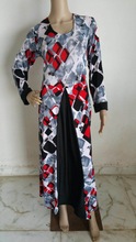 Lycra Polyster Rayon Cotton designer printed abaya kaftan, Gender : Women