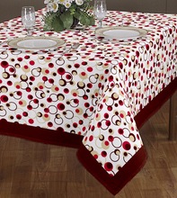 Fancy print table cloth