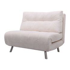 Gold Sparrow Tampa Fabric Convertible Sofa, Ivory