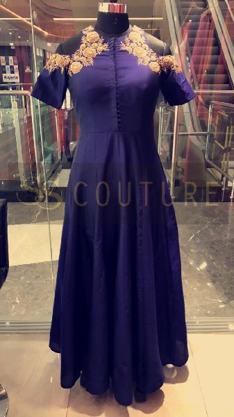 Cold Shoulder Gown