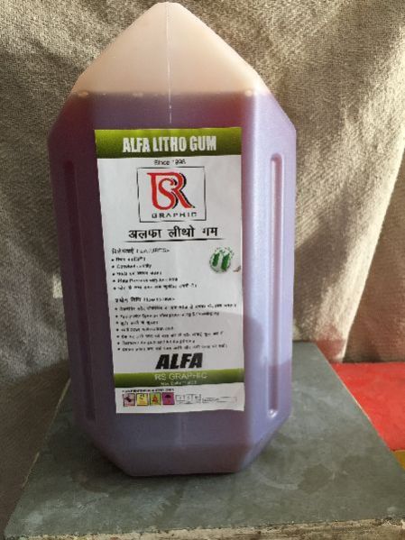 Alpha Litho Gum, Form : Liquid