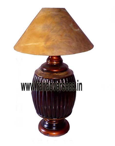 wooden lamp base