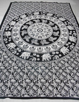 INDIAN BED COVER WALL DECOR HIPPIE TAPESTRIES