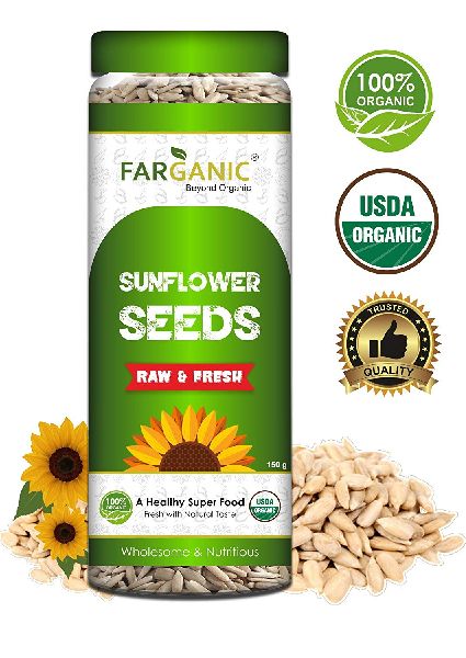 Farganic Sunflower Seeds Raw, for Food, Style : Dried, Natural