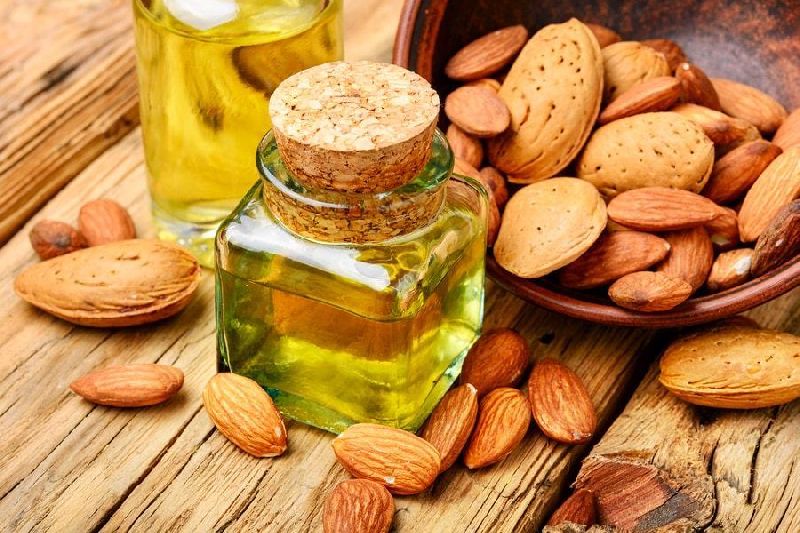 Sweet Almond Oil, for Body Care, Form : Liquid