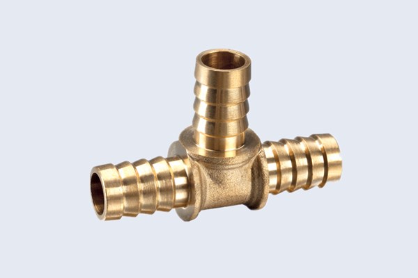 BRASS TEE HOSE FITTING