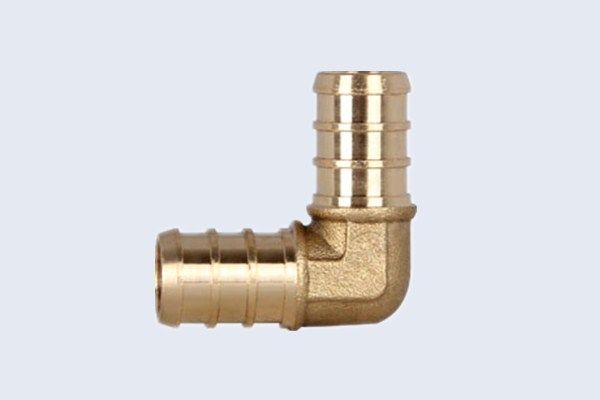 LEAD-FREE ELBOW BRASS HOSE FITTING