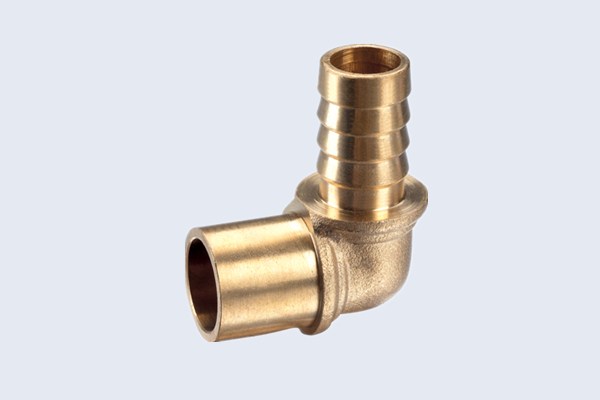 SOLDERING BRASS ELBOW HOSE FITTING