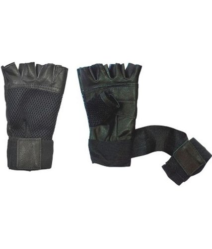 Leather Weightlifting Gloves