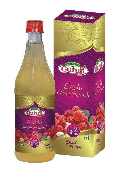 Litchi Fruit Squash - Guruji Thandai