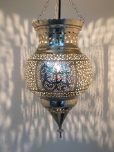 Moroccan Light and Lamp