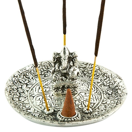 Lord Ganesh Carved Incense Sticks Holder