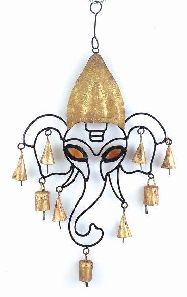 Lord Ganesh Iron Hanging Wind Chime