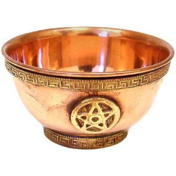 Pentagram Copper Offering Bowl, Features : Alluring Look
