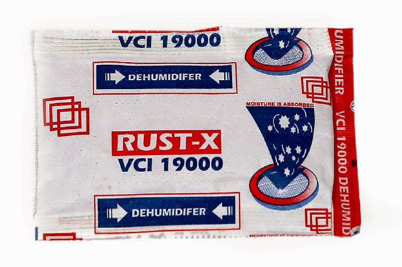 Rectangle Moisture absorbant Desiccant Pouch, for Packaging, Variety : Vci Coated