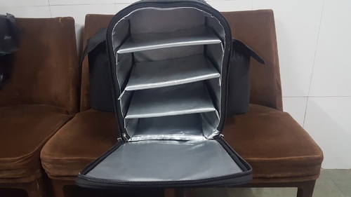 Nylon Black Insulated Delivery Bag