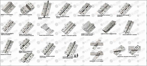 Polished Aluminium Metal Hinges, for Cabinet, Doors, Drawer, Window, Length : 2inch, 3inch, 4inch