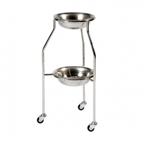 Stainless Steel Polished Hospital Bowl Stand