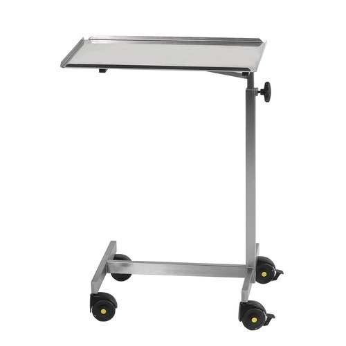 Polished Stainless Steel Mayo Trolley